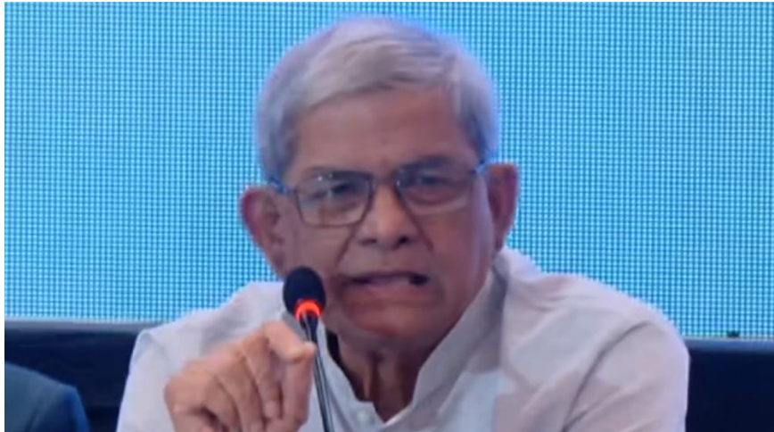 গ্যাসের সংকট বিএনপি নয়, পূর্ববর্তী সরকারের সৃষ্ট  মির্জা ফখরুল