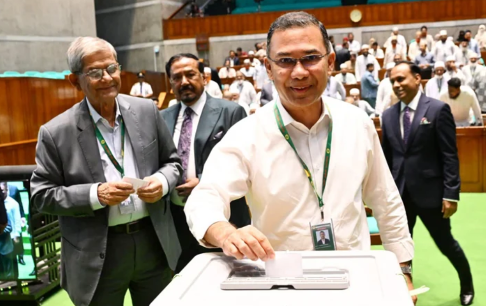 মির্জা ফখরুলও ভোট দিলেন