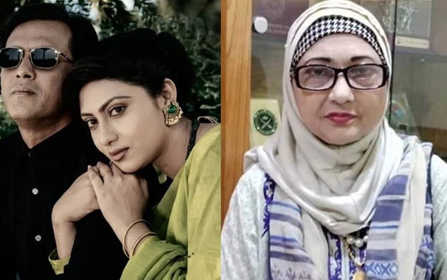 সালমান শাহ ও শাবনূর এবং সালমান শাহর মা নীলা চৌধুরী