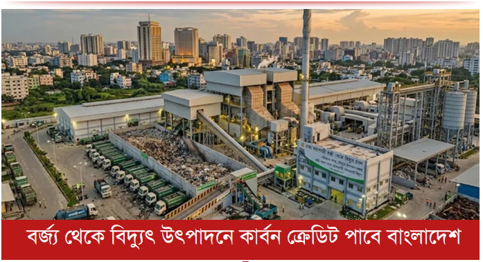 বর্জ্য থেকে বিদ্যুৎ উৎপাদনে কার্বন ক্রেডিট পাবে বাংলাদেশ
